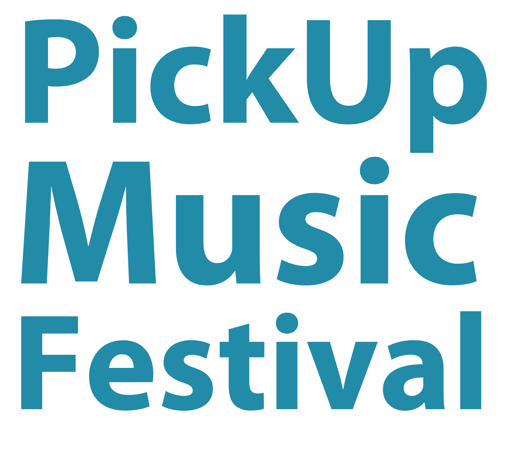 PickUp Music Festival plakat. Izvor: www.izvanfokusa.hr