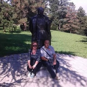 Marina Novaković Matanić, Žarko Latković i drug Tito. Foto: Facebook arhiva