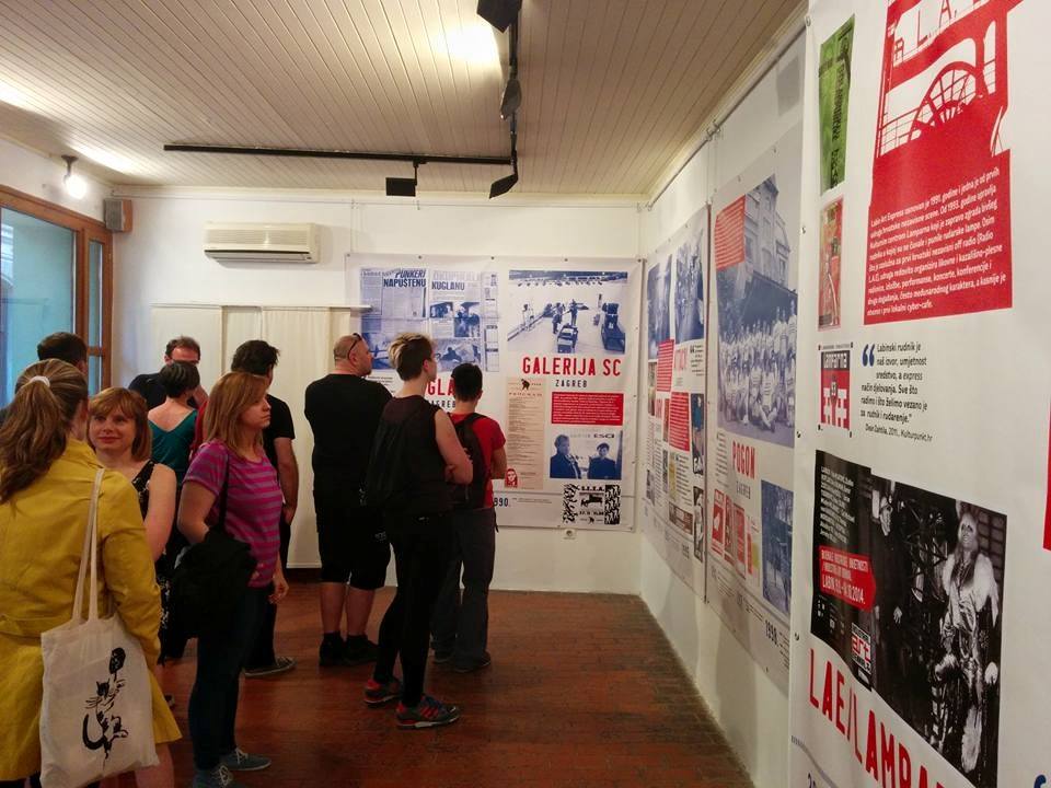 Otvaranje izložbe "Nezavisni prostori" u Karlovcu. Foto: Savez udruga Klubtura. http://www.clubture.org/